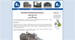 Desktop Screenshot of norwichbuildingsurveyors.co.uk